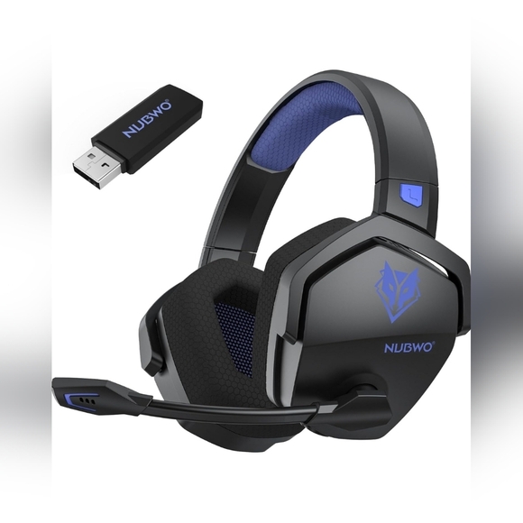 NUBWO G06 Dual Wireless Gaming Headset with Microphone for PS5, PS4, PC, Mobile - Picture 1 of 16